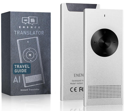 Enence V3 Pocket Language Translator Device, 4.92 x 2.64 x 1.5 inches, 2.92 ounces, Lithium Ion Battery