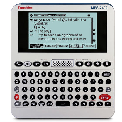 Franklin 6.73 x 6.46 x 1.14 inches MES-2400 Digital Talking Dictionary Multi-Language Translator