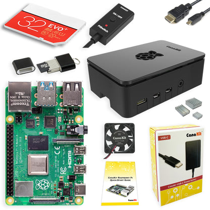 CanaKit 4GB Raspberry Pi 4 Model B Kit - 32GB MicroSD - Model 99295