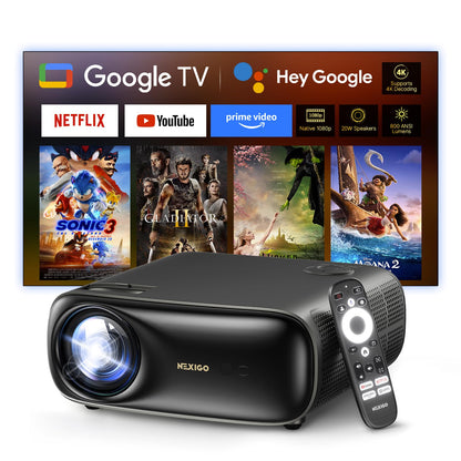 NexiGo PJ40 Pro 1080p LCD Projector 800 ANSI Lumens