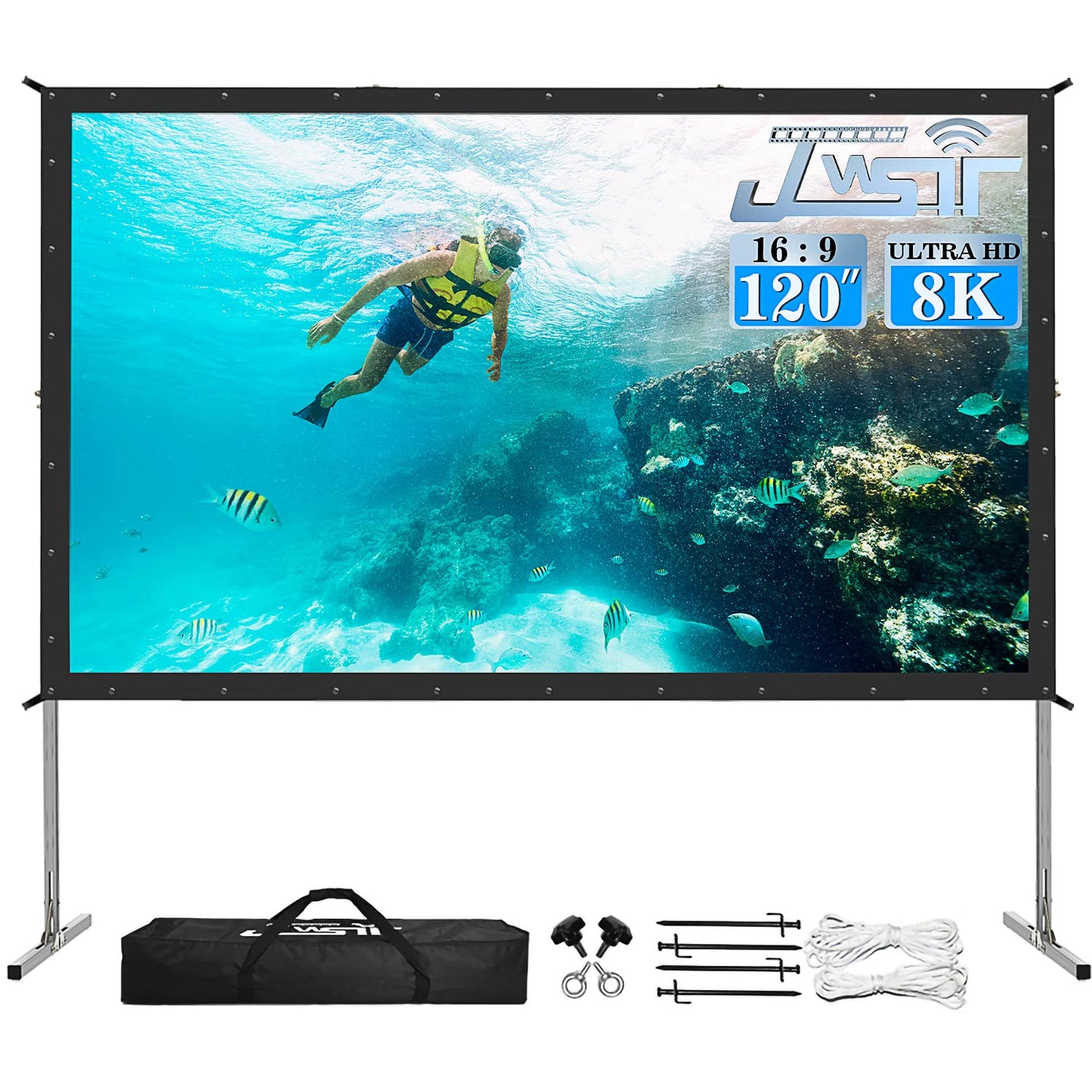 JWSIT 120 Inch Model 155 16:9 Projector Screen