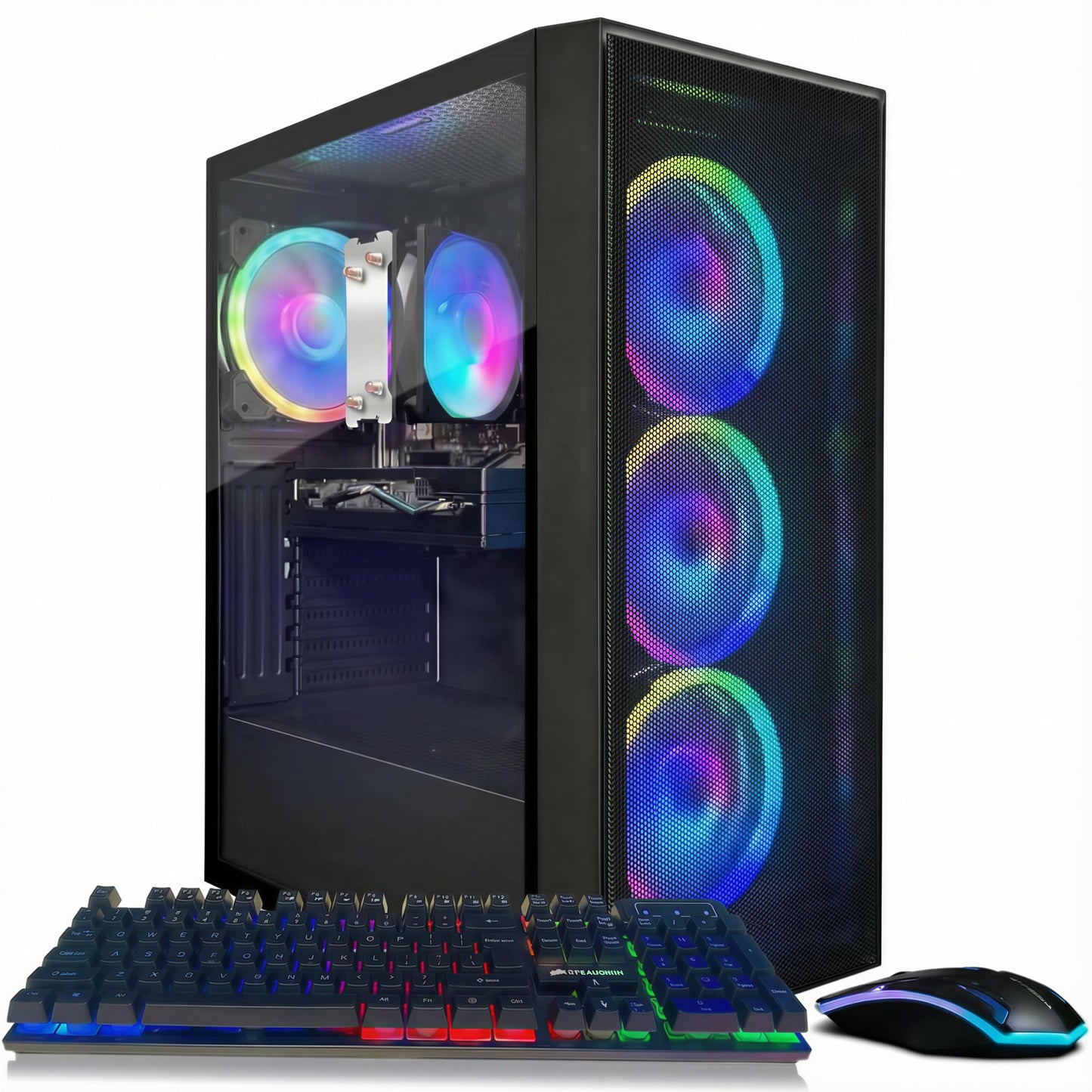 STGAubron Tower Computer ABR1722 AMD Ryzen 7 5700X up to 4.6GHz GeForce RTX 3050 6GB 16GB DDR4 1TB SSD 1920x1080