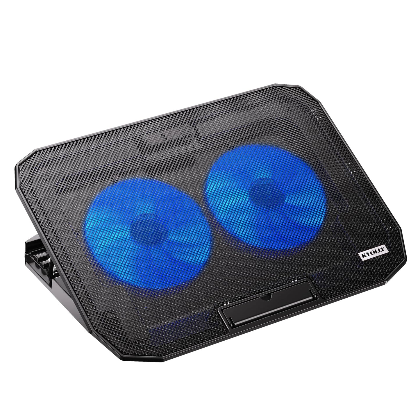 KYOLLY Laptop Cooling Pad N106 Metal Enclosure 2 Fans Air Cooling 14.29"x10.2"x1.25" 0.83kg