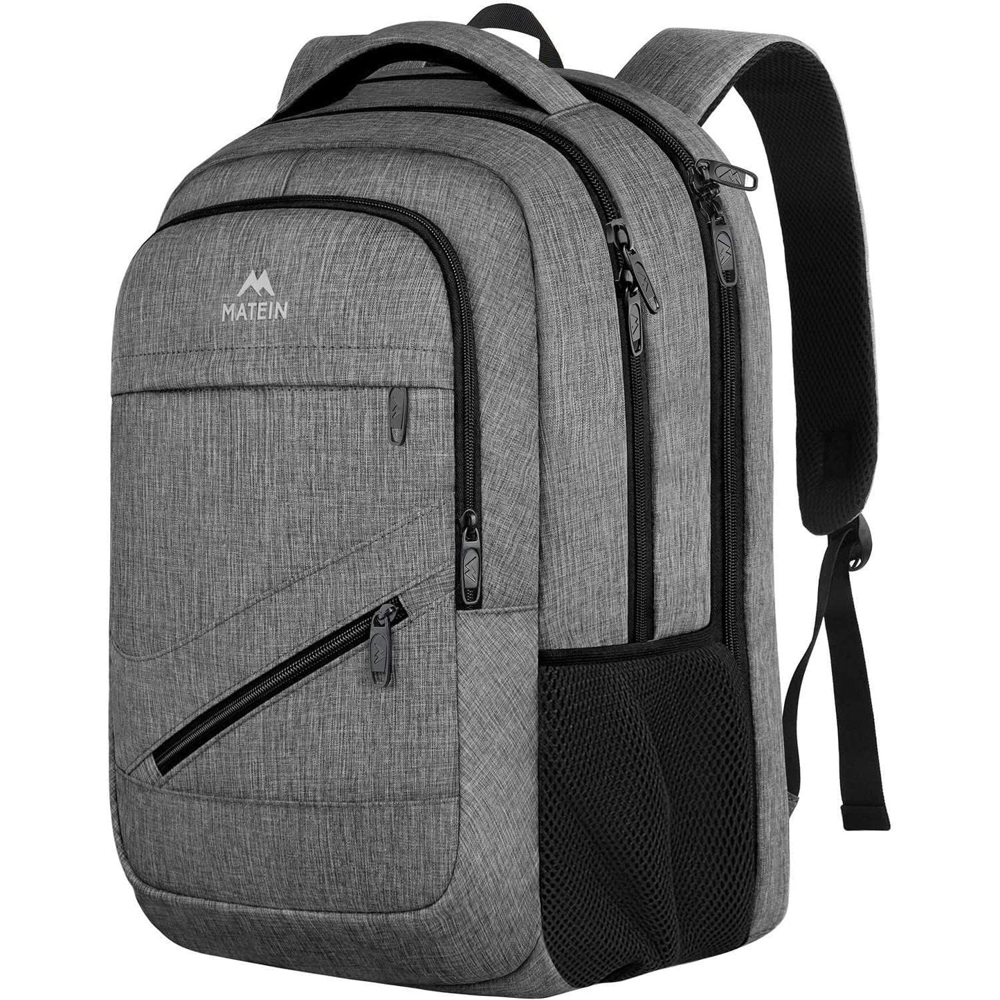 MATEIN 17 Inch 103500GRY Travel Laptop Backpack, Water Resistant TSA Large Computer Business Bag