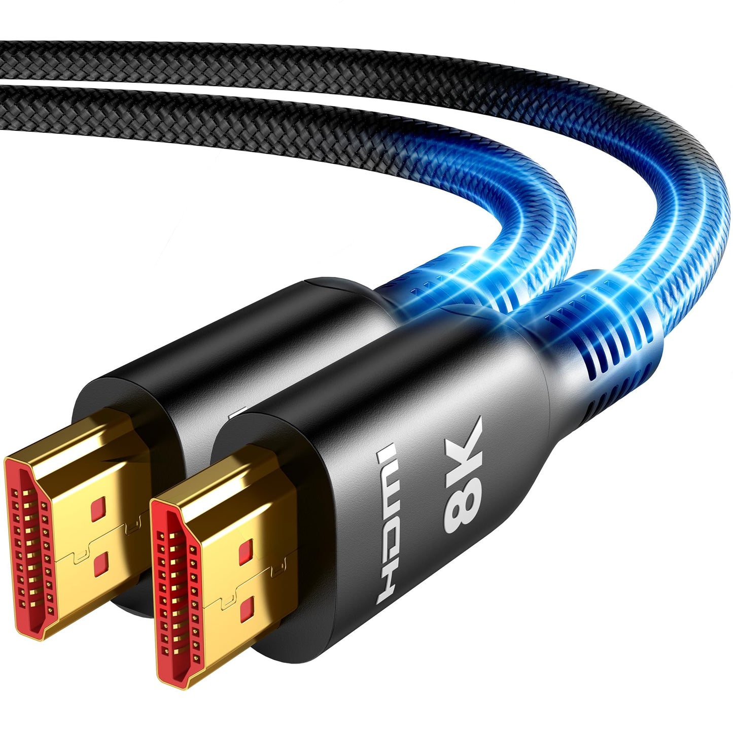 Highwings 20 FT HDMI Male to HDMI Male Cable 10K 8K 4K Ultra HD High Speed 48Gbps