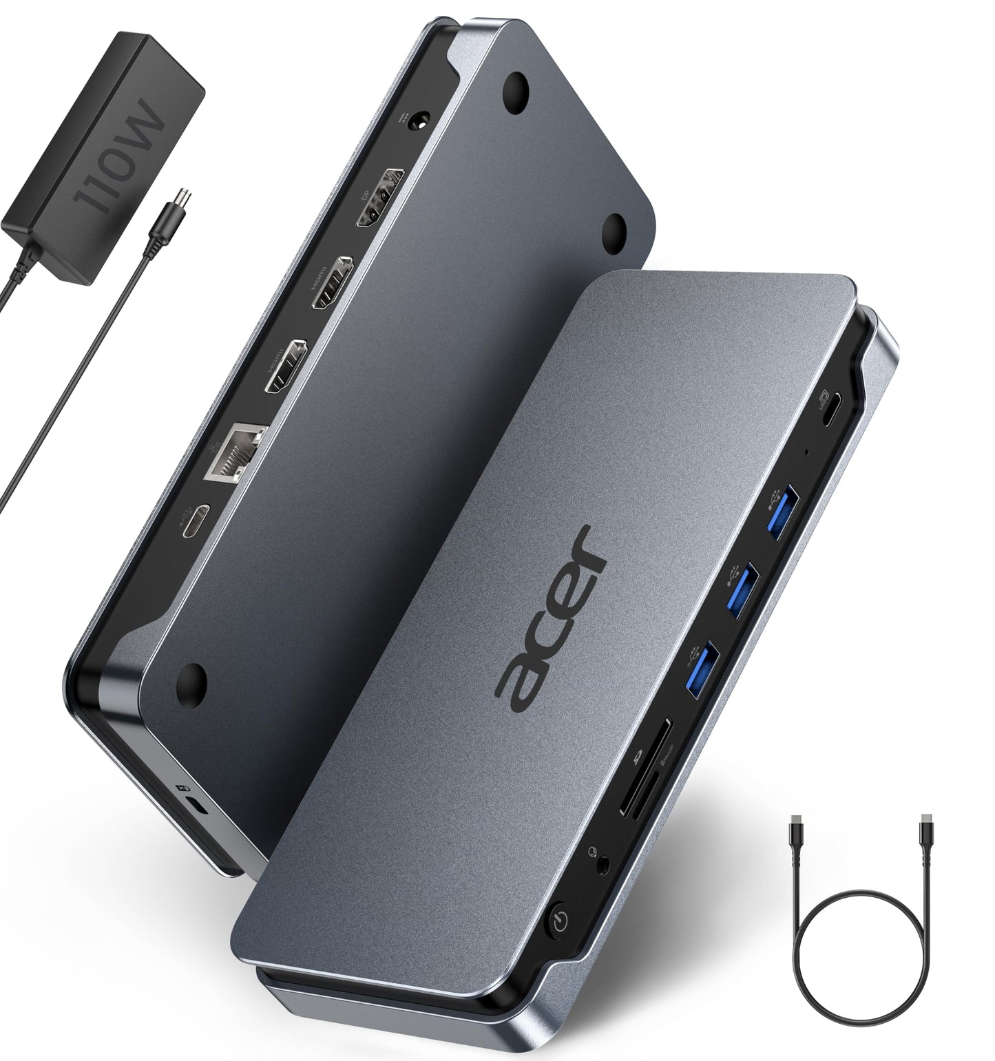 Acer 7.89in USB Docking Station with 110W PD and Triple Monitor Support