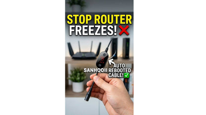 SANHOOII 12.6 Inch DZ002 DC Connector Router Rebooter Cable for Modems and Routers