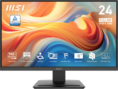 msi PRO MP243L E14 24-inch IPS 1920 x 1080 (FHD) 144Hz Monitor