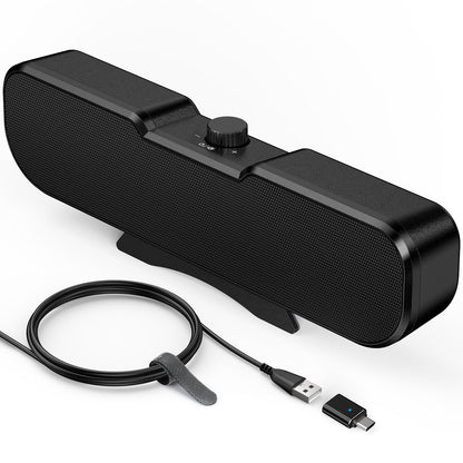 Cirqon 1.37in x 8.26in x 2.36in C1 Plastic Basic Speakers Clip On USB Audio