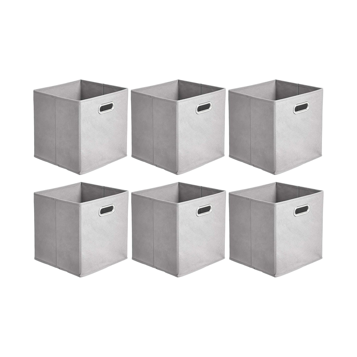 Amazon Basics 10.5" x 10.5" x 11" Fabric Storage Cube (6-Pack)