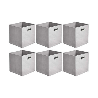 Amazon Basics 10.5" x 10.5" x 11" Fabric Storage Cube (6-Pack)