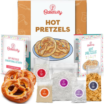 Baketivity 24.8 Ounce Pretzel Making Kit (Model: B09624PPVN)