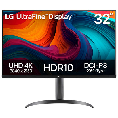 LG 32UR550K-B 31.5-inch 4K UHD (3840 x 2160) LED Monitor, 60Hz, VA Panel