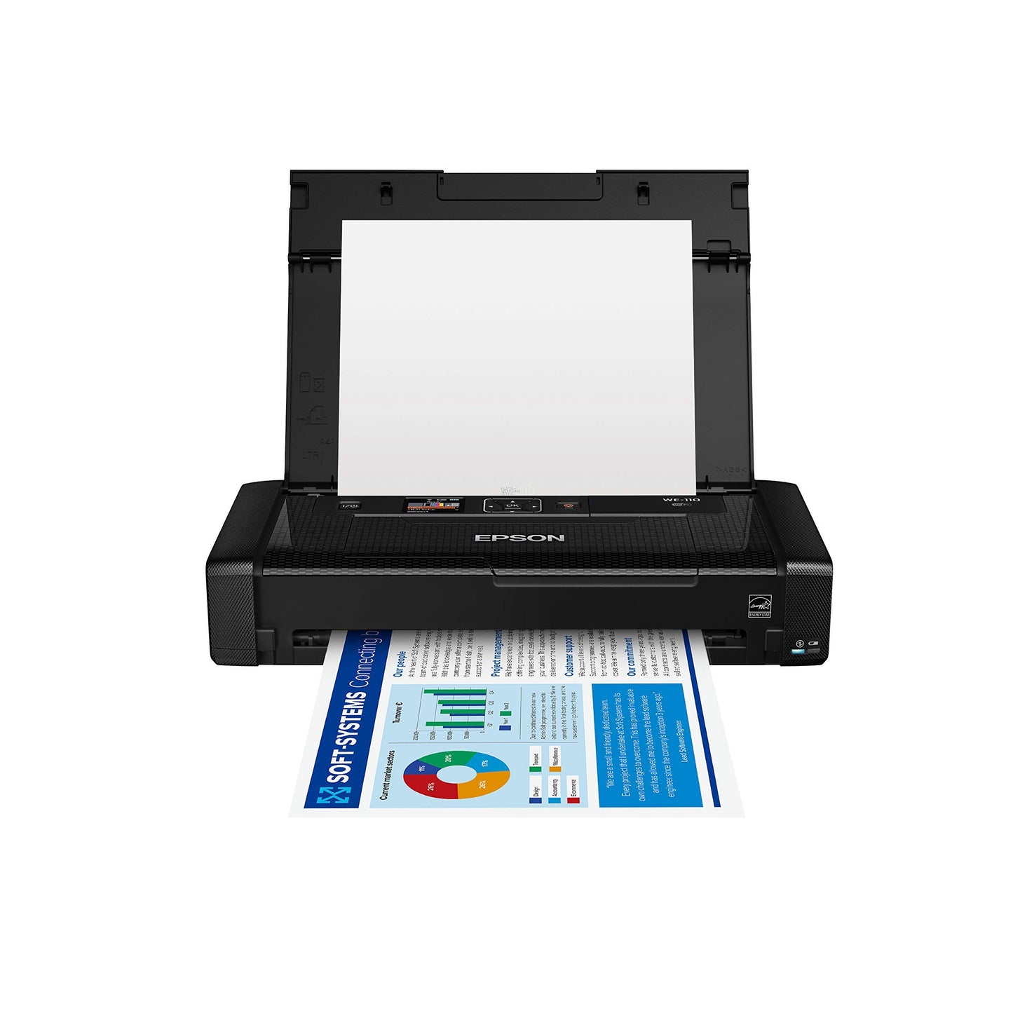 Epson WorkForce WF-110 5760 x 1440 dpi Portable Wireless Color Printer Model C11CH25201
