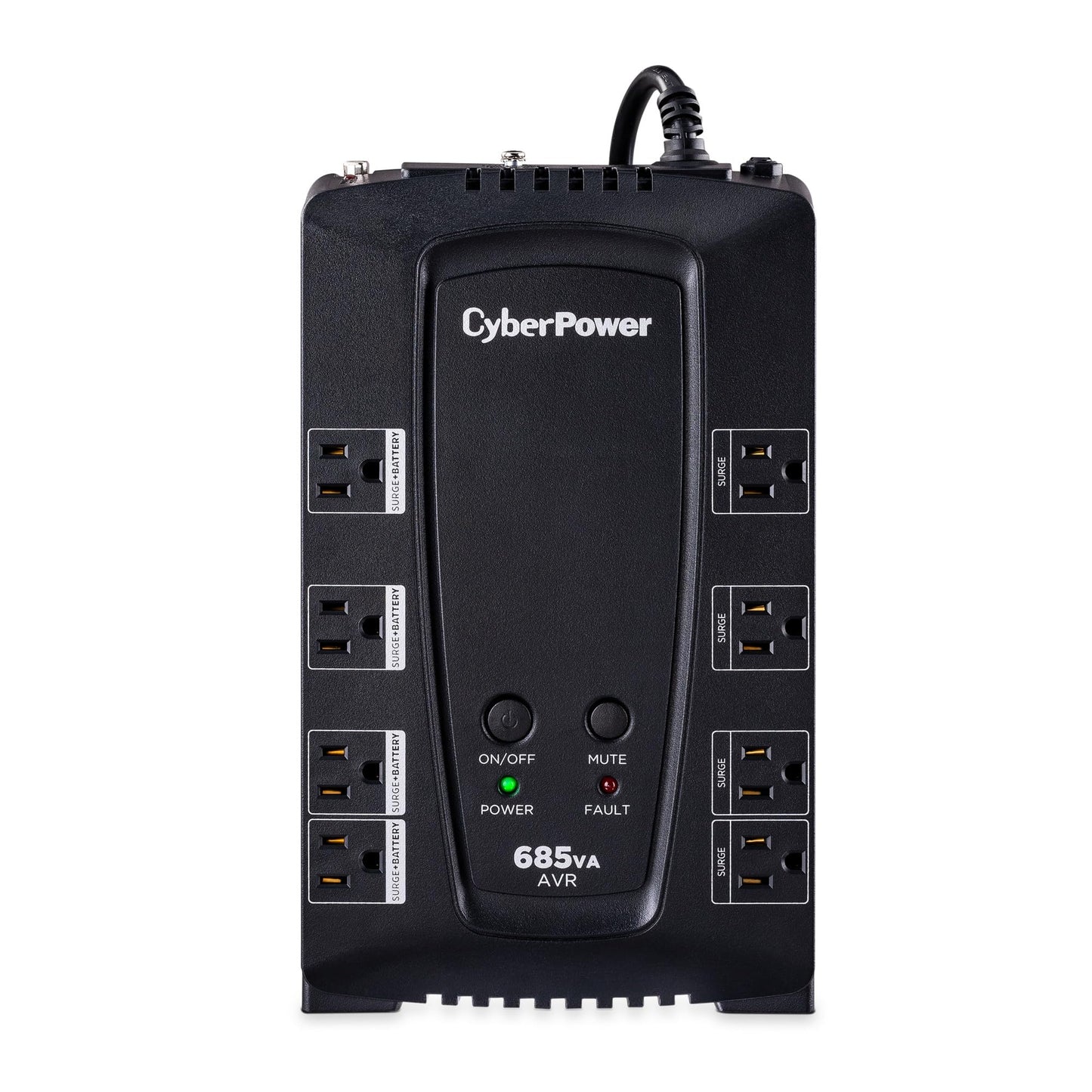 CyberPower 685VA CP685AVRG UPS System, 390W, Compact, UL Certified