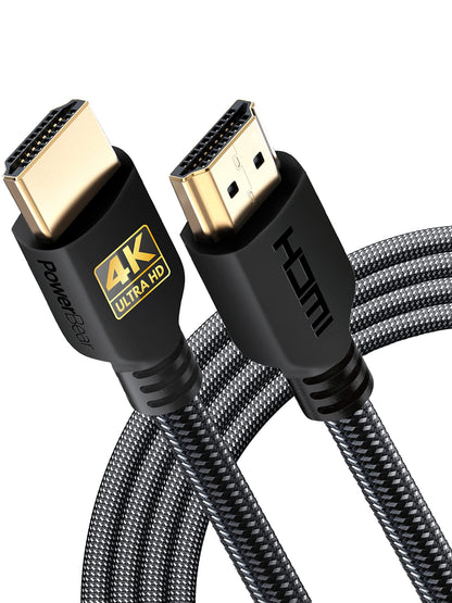 PowerBear 10 Feet Male-to-Male HDMI Cable 4K @ 60Hz CL3