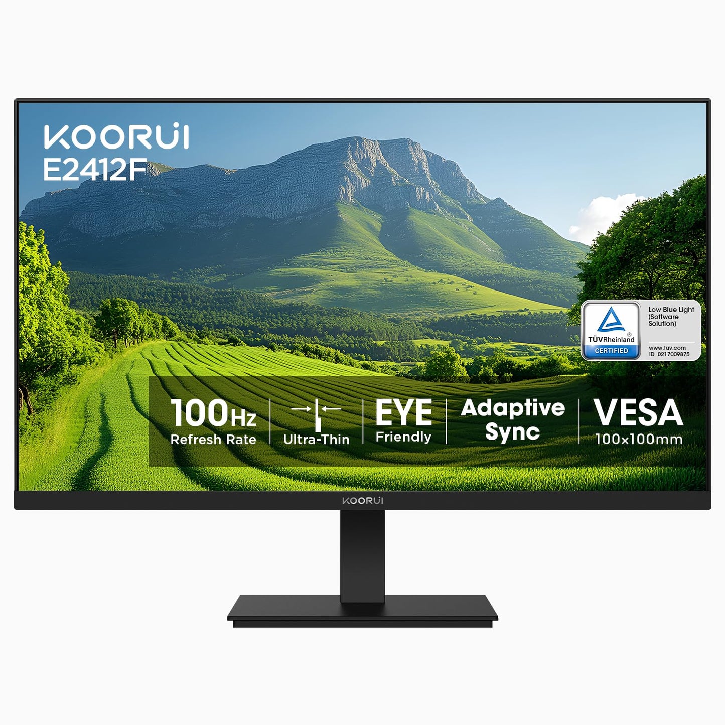 KOORUI 24-inch E2412F Full HD 1920 x 1080 100Hz VA Monitor