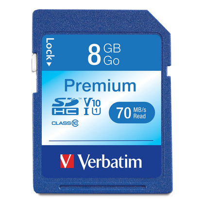 Verbatim 8GB SDHC Memory Card 96318 Class 10 UHS-I V10