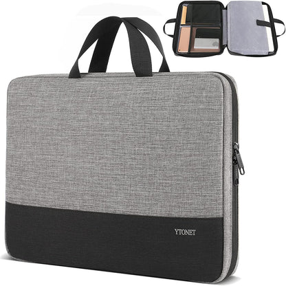 Ytonet 15.6 inch VE-US1025GRY Laptop Sleeve Case, Water Resistant, Nylon, for Various Laptop Models