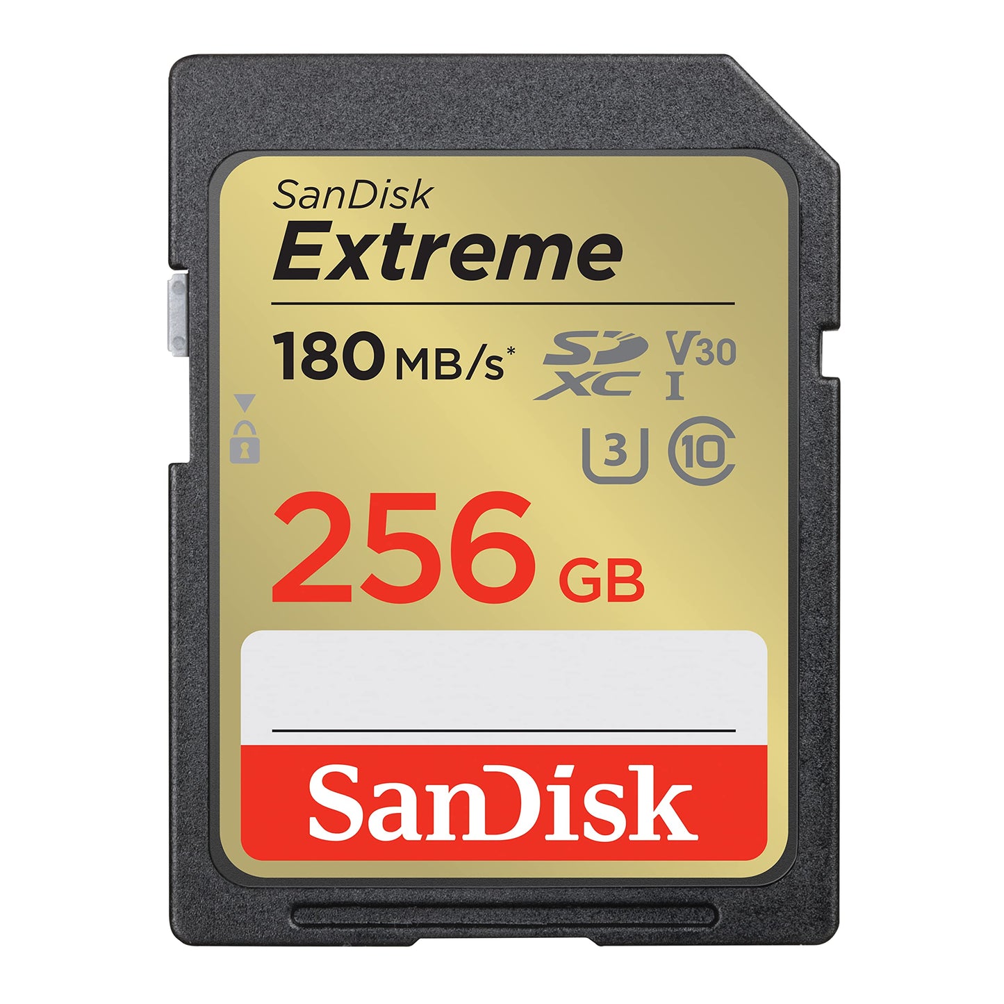 SanDisk 256GB Extreme SDXC UHS-I Card - SDSDXVV-256G-GNCIN - C10, U3, V30