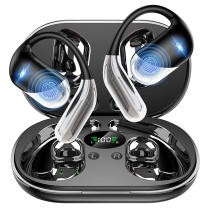 Paekole 1 Count YYK-Q16H7 2-Way Translation Earbuds Matte Black