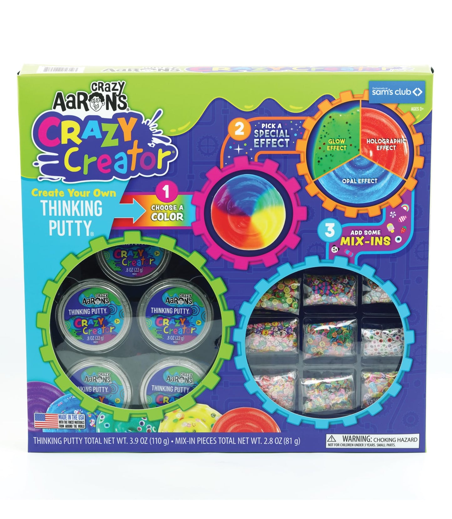 Crazy Aaron's 14 Count Crazy Creator Kit Model PK012 Educational Sensory Toy