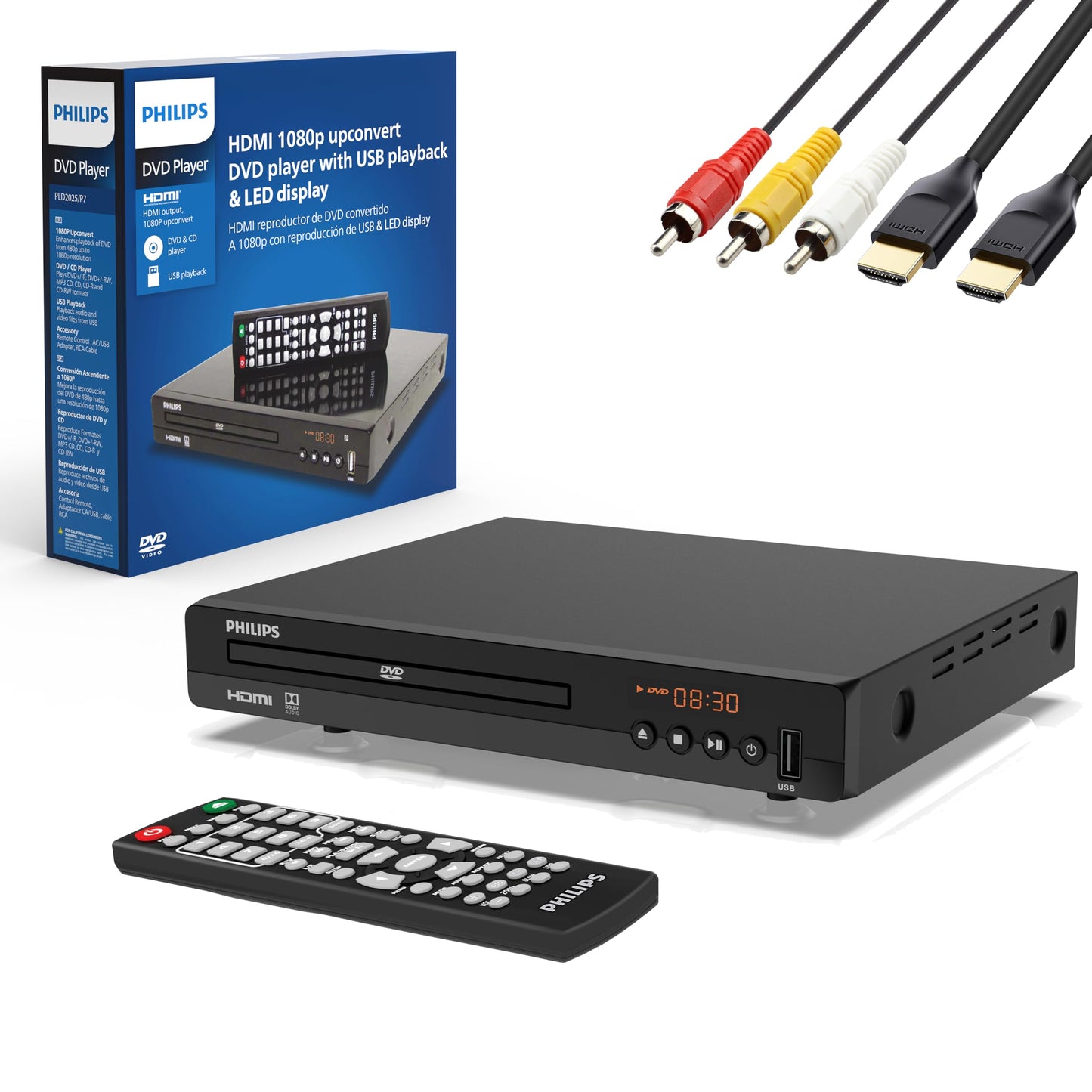 Philips PLD2030P7 DVD Player 1280x800 Compact HDMI
