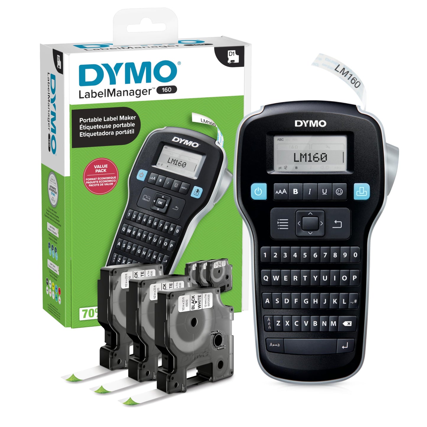 DYMO Thermal Label Maker 2147606 300 dpi Monochrome Compact Portable Label Printer