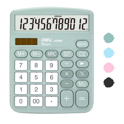 Deli 5.7" E8 Business Standard Function Calculator with 4.25" LCD Display