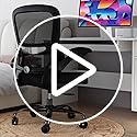 TRALT Office Chair 1.0 Count TRALT+TRALT+YX001-2-BLK-US Indoor Breathable Mesh Ergonomic Desk Chair