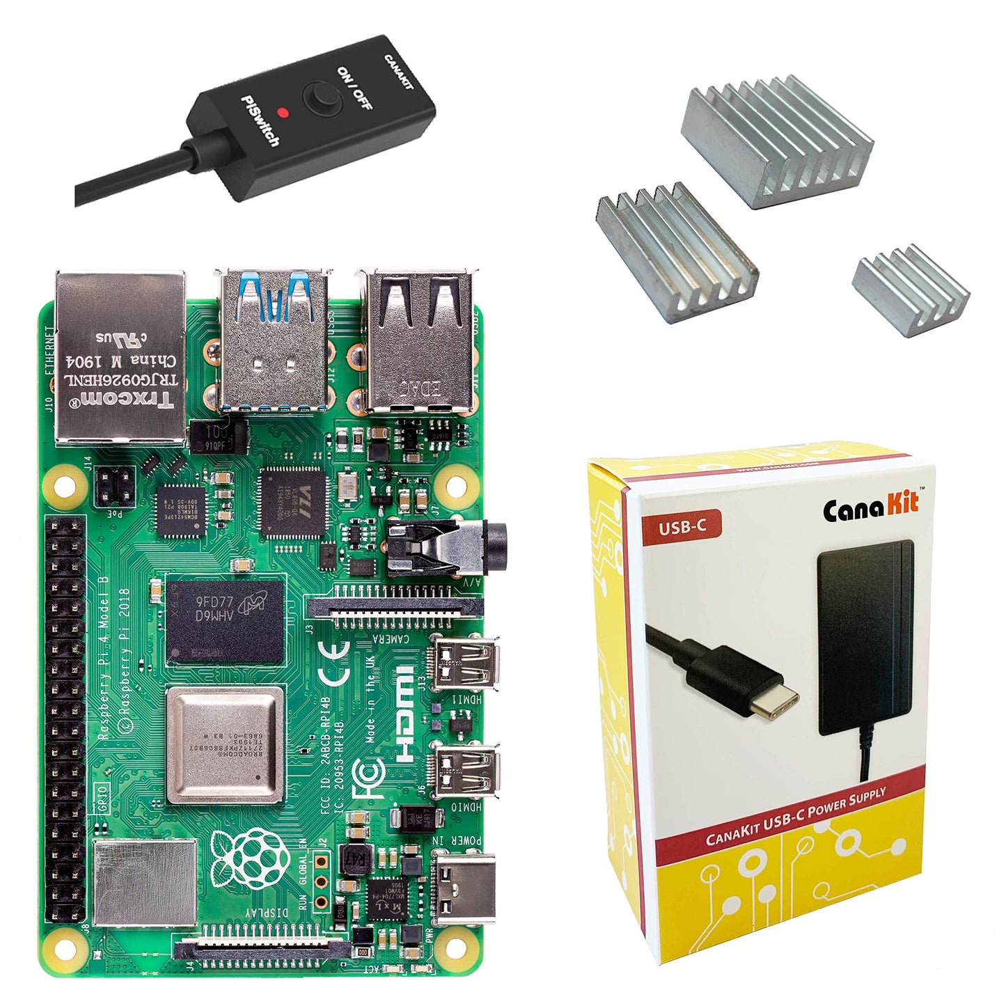 CanaKit 2GB Raspberry Pi 4 Model 99279 Linux 1.5 GHz Quad Core