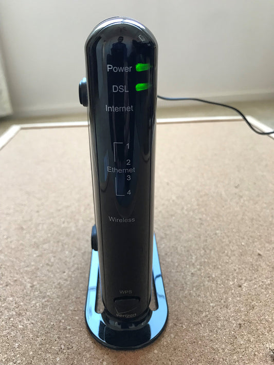 Actiontec GT784WNV 802.11n Dual-Band DSL Modem Router 12v 4 Ports
