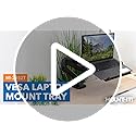 Mount-It! Laptop Tray for Monitor Arm MI-2352T Adjustable VESA Laptop Mount