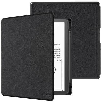 CoBak Case for Kindle Scribe 10.2 inch Fabric Textured Waterproof Cover Design